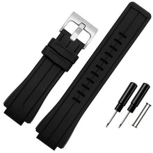 Load image into Gallery viewer, high quality Silicone Rubber bracelet 24*16mm watchband for timex T2N720 T2N721 TW2T76300 watch band sports silicone strap