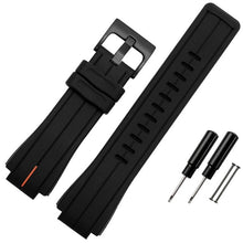 Load image into Gallery viewer, high quality Silicone Rubber bracelet 24*16mm watchband for timex T2N720 T2N721 TW2T76300 watch band sports silicone strap