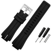 Load image into Gallery viewer, high quality Silicone Rubber bracelet 24*16mm watchband for timex T2N720 T2N721 TW2T76300 watch band sports silicone strap