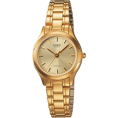 Casio Women Original Watches Quartz Technology Waterproof Watch Women Gifts Modern Clock Stainless Band LTP-1275G-9ADF