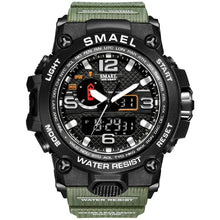 Load image into Gallery viewer, Men Military Watch 50m Waterproof Wristwatch LED Quartz Clock Sport Watch Male relogios masculino 1545 Sport Watch Men S Shock