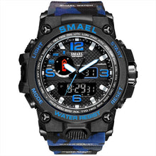 Load image into Gallery viewer, Men Military Watch 50m Waterproof Wristwatch LED Quartz Clock Sport Watch Male relogios masculino 1545 Sport Watch Men S Shock