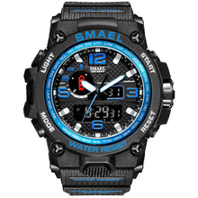 Load image into Gallery viewer, Men Military Watch 50m Waterproof Wristwatch LED Quartz Clock Sport Watch Male relogios masculino 1545 Sport Watch Men S Shock