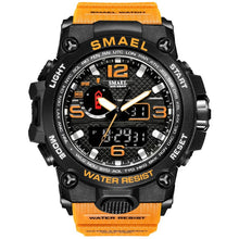 Load image into Gallery viewer, Men Military Watch 50m Waterproof Wristwatch LED Quartz Clock Sport Watch Male relogios masculino 1545 Sport Watch Men S Shock