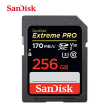 Load image into Gallery viewer, SanDisk Secure Digital Memory Card 256GB 128GB 64GB SDXC 32GB 16GB Camera SD Flash Memory Card For Digital SLR Camera Camcorder