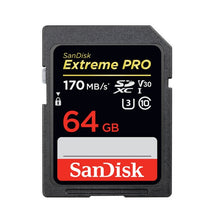 Load image into Gallery viewer, SanDisk Secure Digital Memory Card 256GB 128GB 64GB SDXC 32GB 16GB Camera SD Flash Memory Card For Digital SLR Camera Camcorder