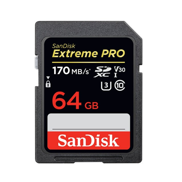 SanDisk Secure Digital Memory Card 256GB 128GB 64GB SDXC 32GB 16GB Camera SD Flash Memory Card For Digital SLR Camera Camcorder