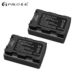 PALO 1-4pcs Battery NP-FZ100 NP FZ100 digital Camera Battery for Sony A9 A7R A7 ILCE-9 ILCE9 ILCE-7RM3 ILCE-7M3 Mark III camera
